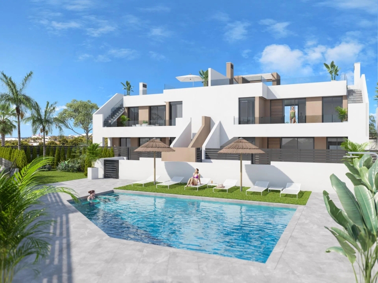 Nieuwbouwwoningen in Vera Playa, Almería: moderne woningen vlakbij de zee