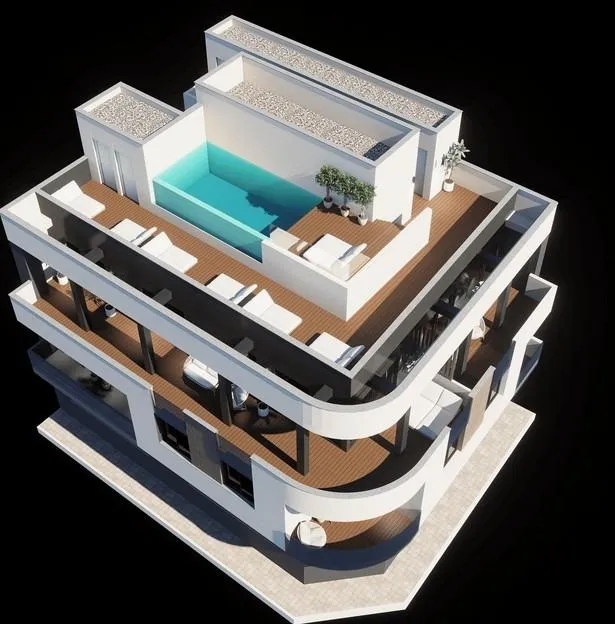 Moderne nybyggede leiligheter i sentrum av Torrevieja – bare 600 m fra sjøen