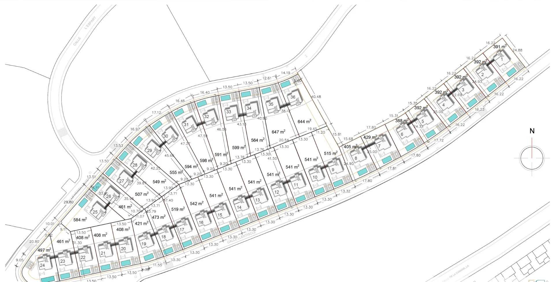 Bouw van onafhankelijke nieuwbouwvilla's, met privézwembaden en moderne afwerkingen. image 32