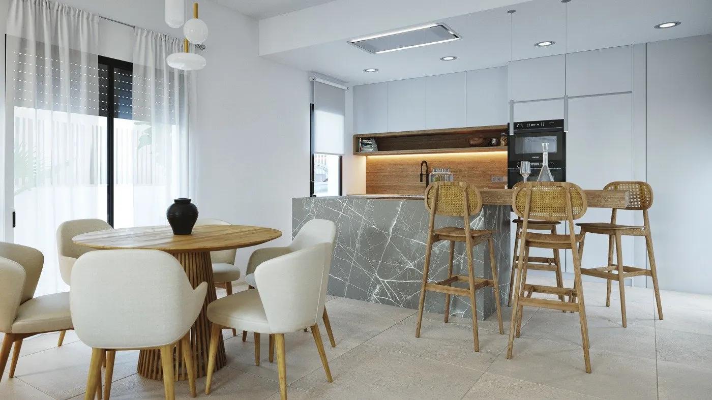 НОВЫЕ ОДНОЭТАЖНЫЕ ВИЛЛЫ НА ГОЛЬФ-КУРОРТЕ АЛЬТAНА, МУРСИЯ image 10