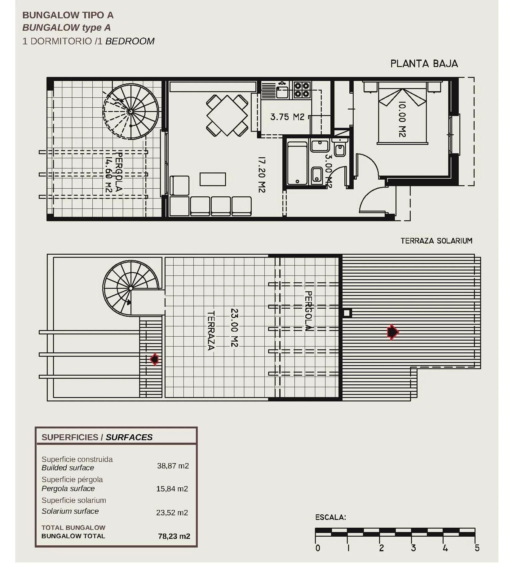 TOP ETASJE BUNGALOW LEILIGHETER I CALPE image 17