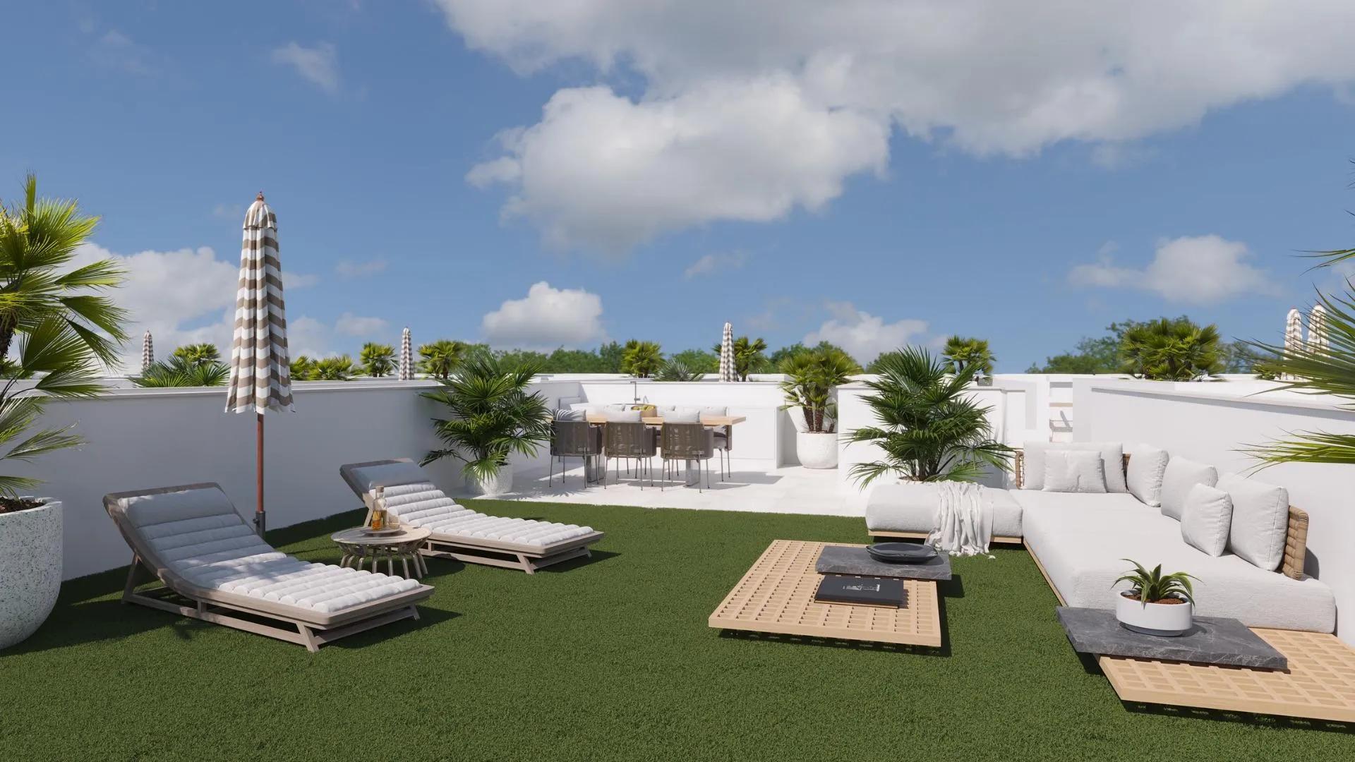 VILLAS PAREADAS DE OBRA NUEVA EN ROLDAN image 8