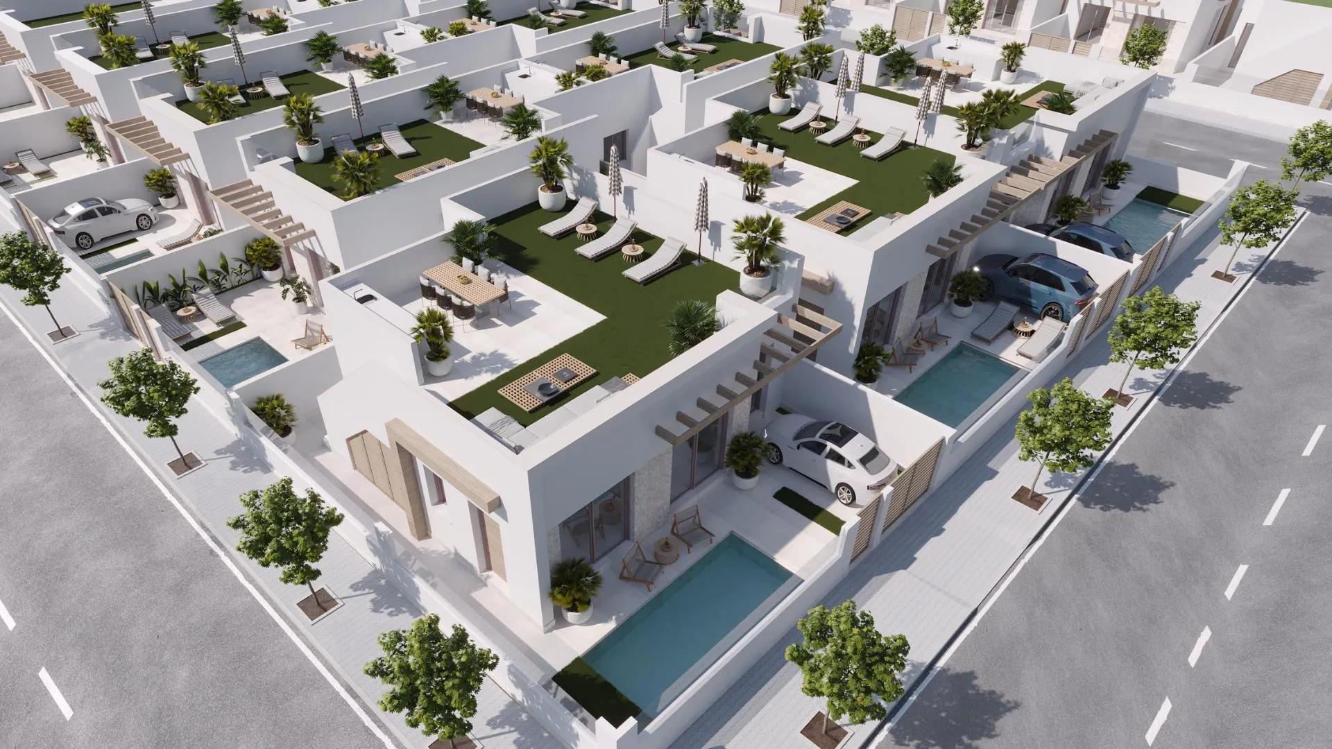 VILLAS PAREADAS DE OBRA NUEVA EN ROLDAN image 9