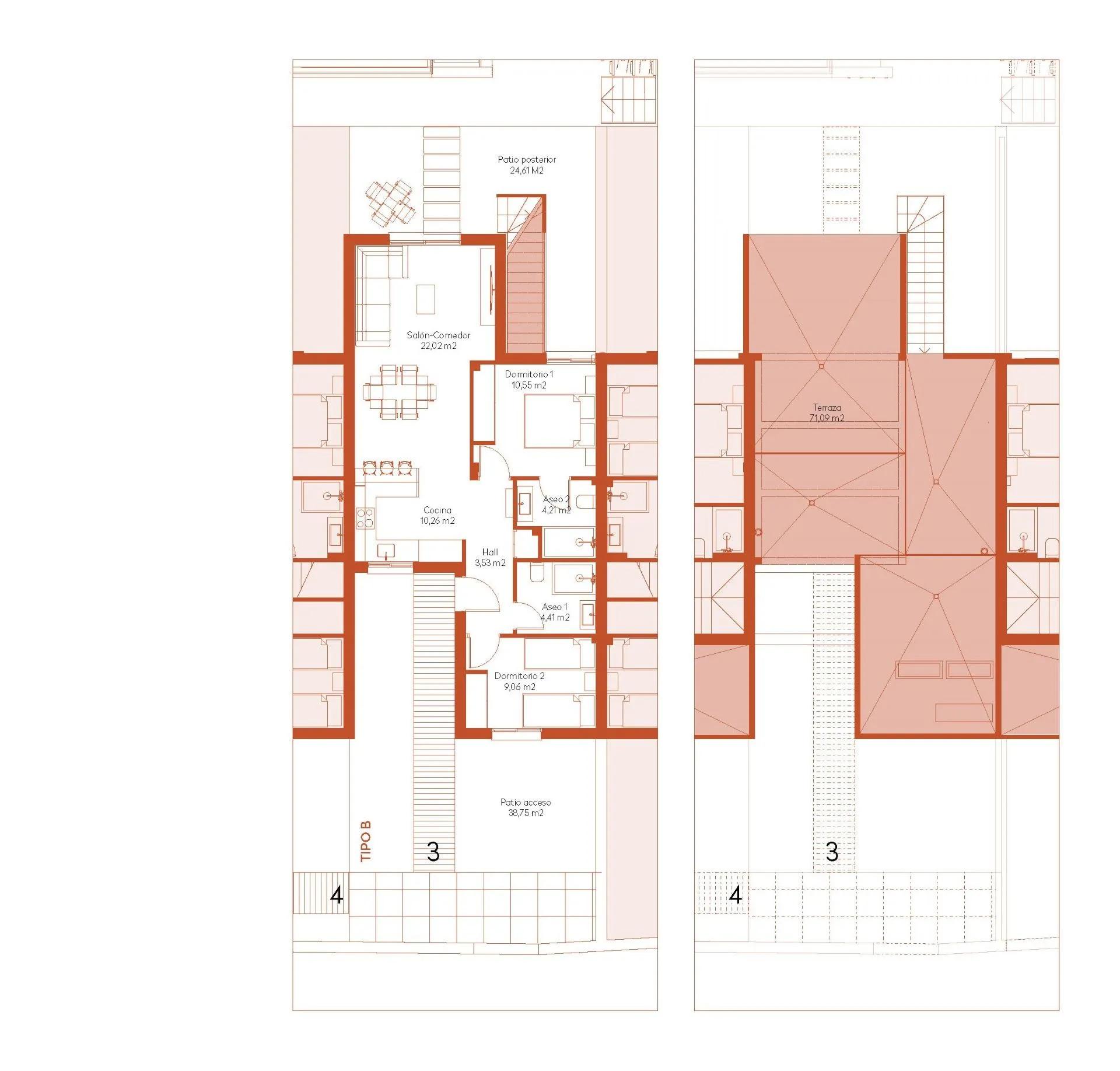 НОВЫЕ ТАУНХАУСЫ В ГОЛЬФ-КУРОРТЕ АЛЬТAНА, МУРСИЯ image 20