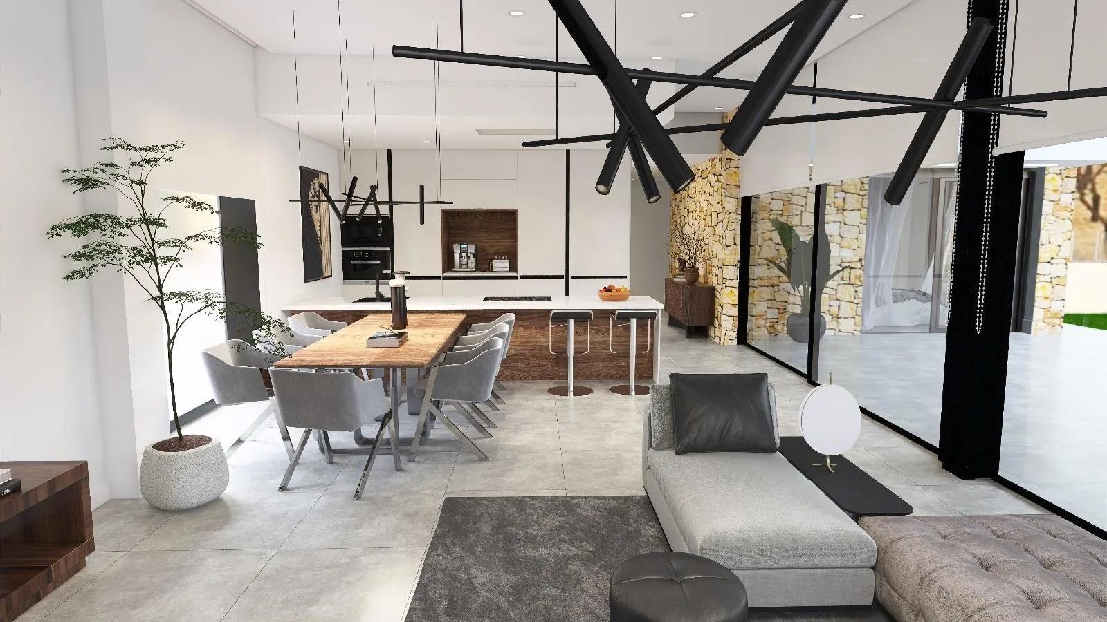 Nybyggede villaer i Aspe. image 2