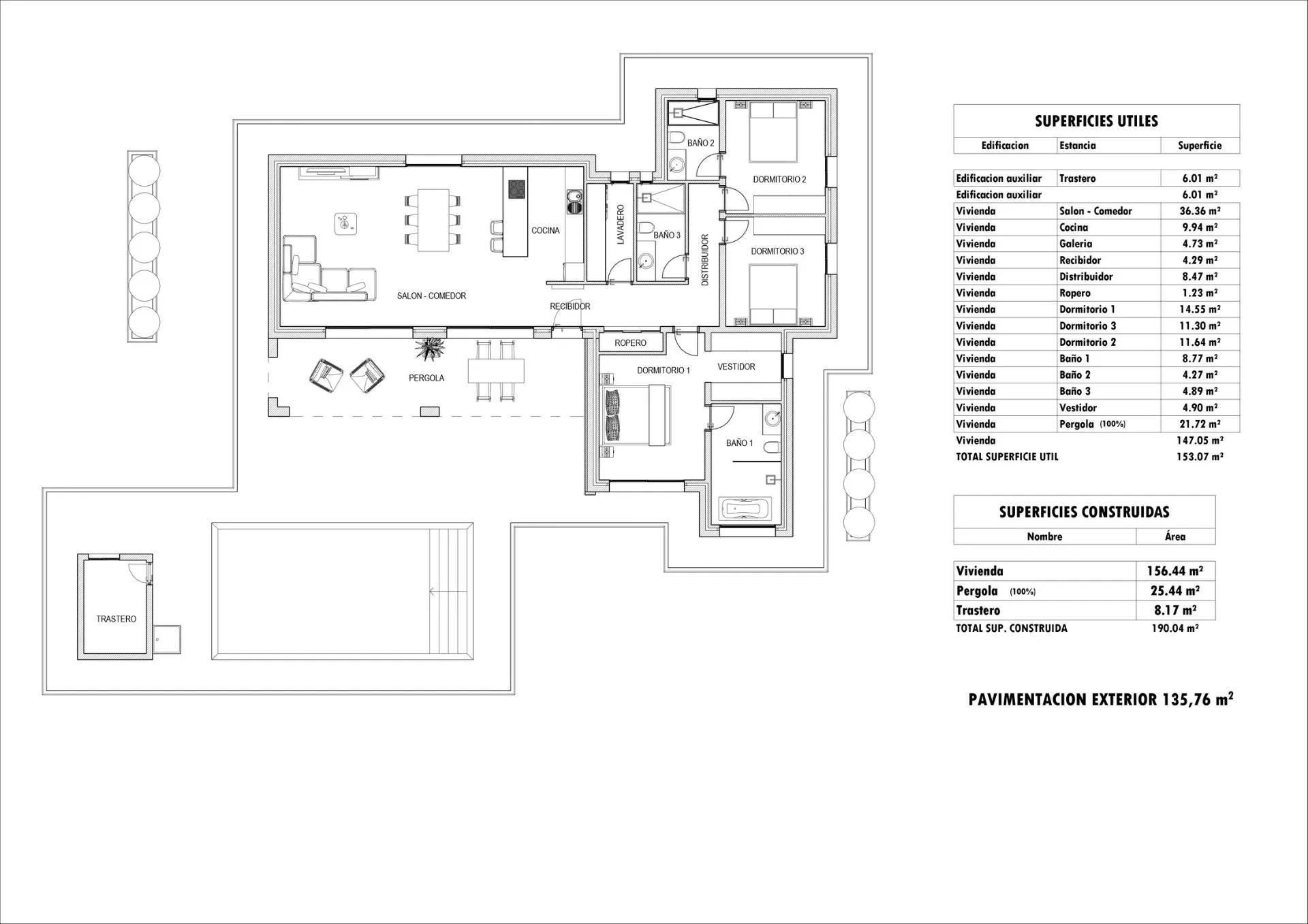 Nybyggede villaer i Aspe. image 9