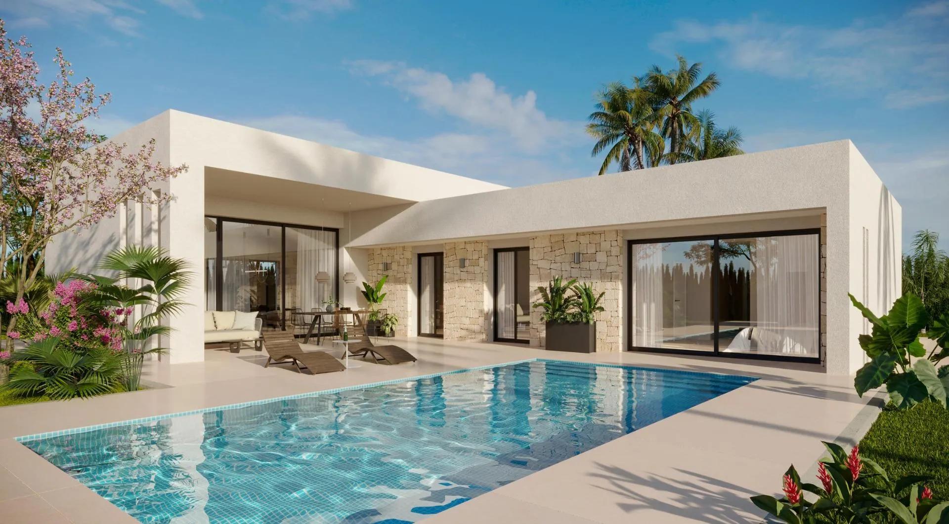 Nybyggede villaer i Aspe. image 1