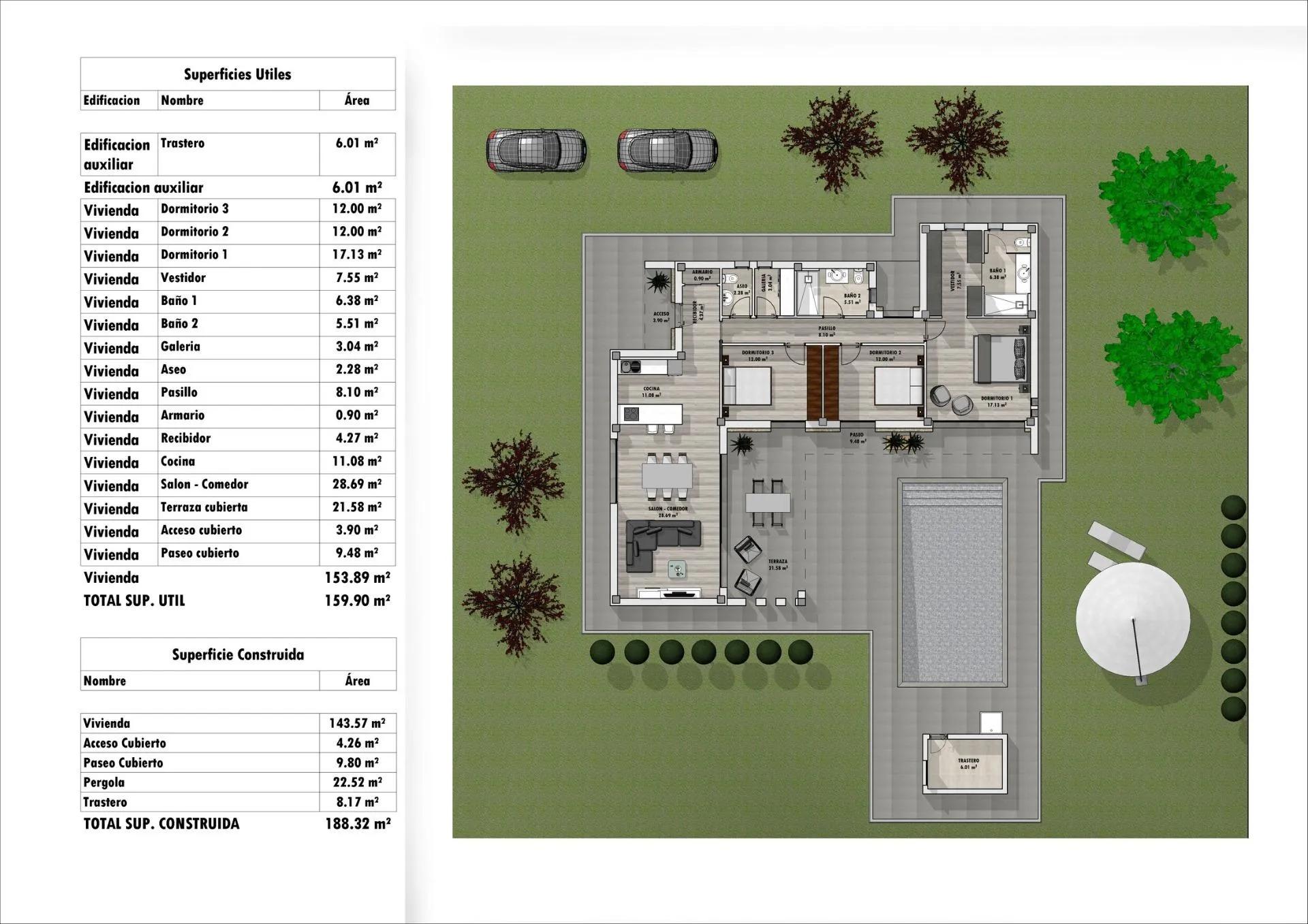 Nybyggede villaer i Aspe. image 7