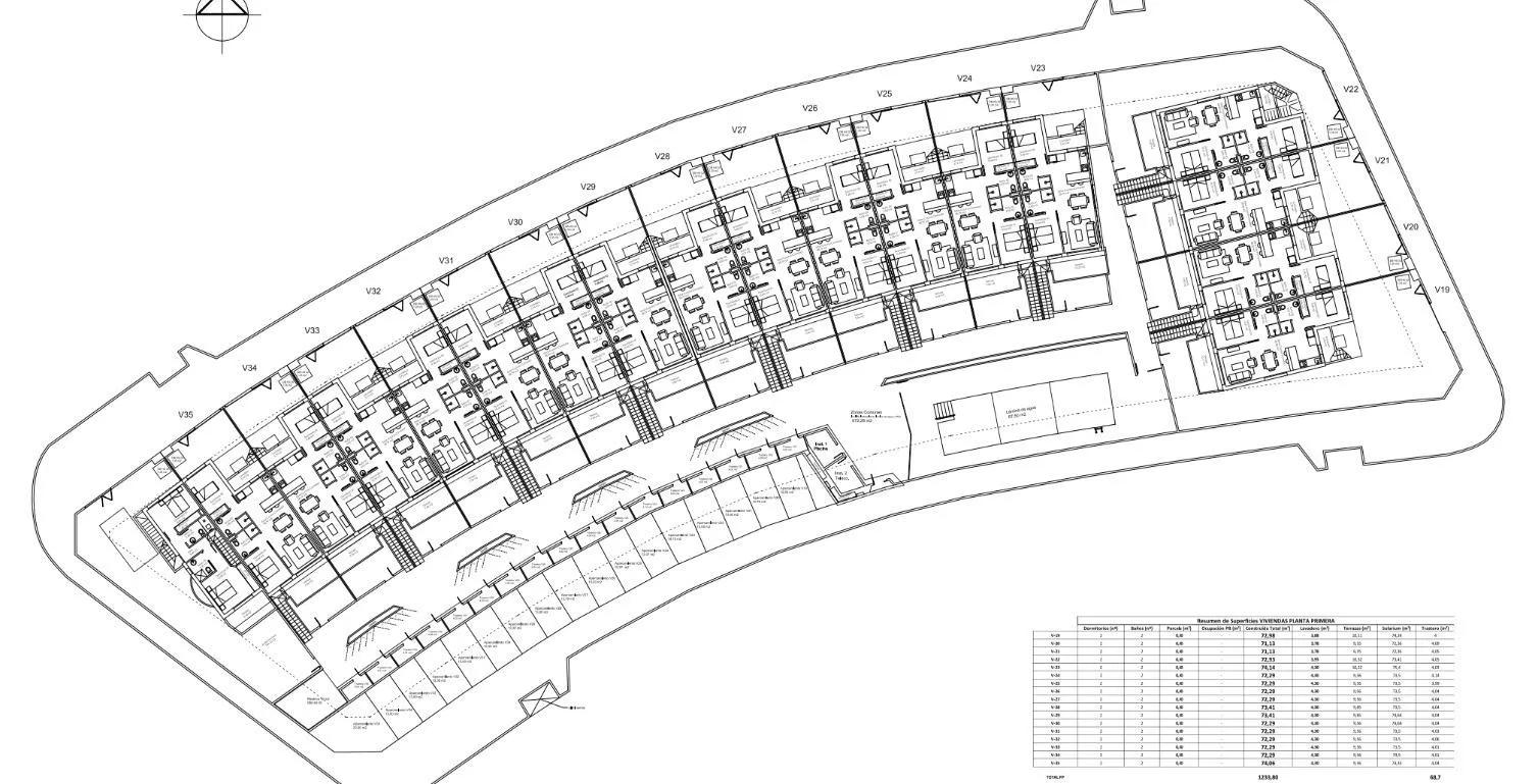 Nybyggt bostadskomplex med moderna bungalows och radhus i Pilar de la Horadada. image 17