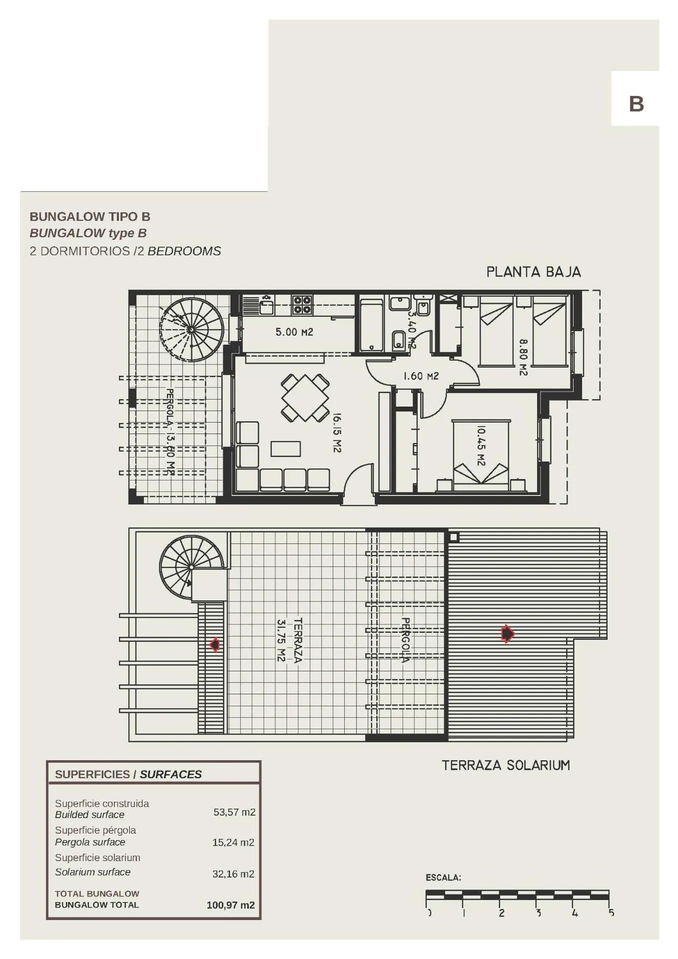 TOP ETASJE BUNGALOW LEILIGHETER I CALPE image 17