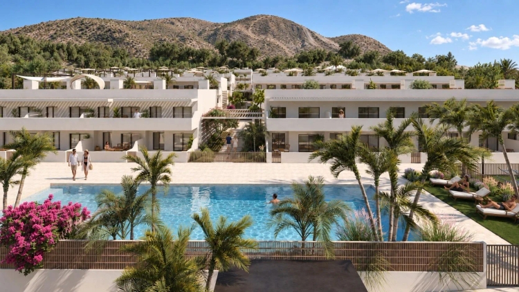 Apartamentos de nueva construcción cerca del campo de golf Aguilon en Pulpí-San Juan de los Terreros, Almería