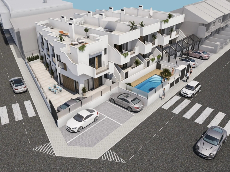 Nieuwe bungalows in San Pedro del Pinatar - Moderniteit en comfort op een paar minuten van de zee